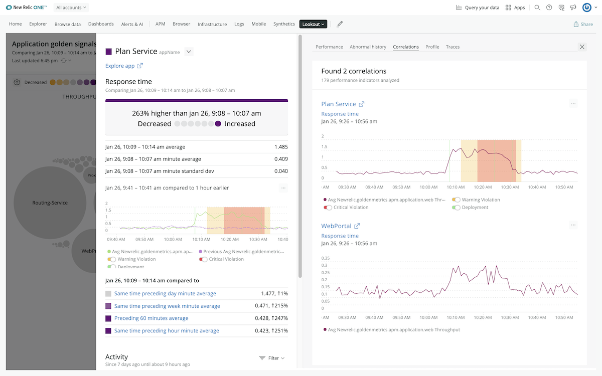 new relic lookout example